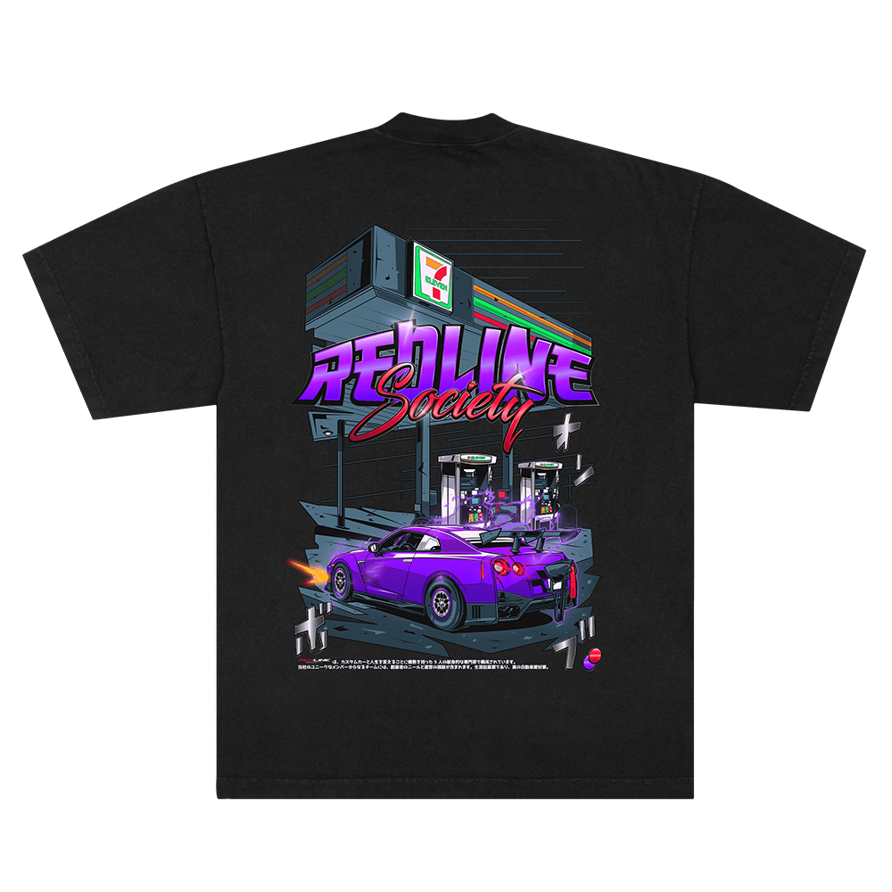 MONOEYES VANLI REDLINE コラボTシャツ RS59 Midnight Fuel Up - Heavy | Redline Society