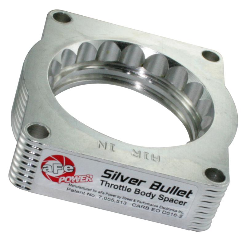 aFe Silver Bullet Throttle Body Spacers TBS Jeep Wrangler (TJ YJ) 91-06 4.0L