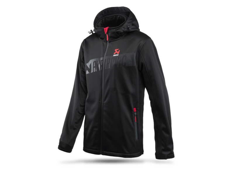Akrapovic Mens Corpo Softshell Jacket Black - L