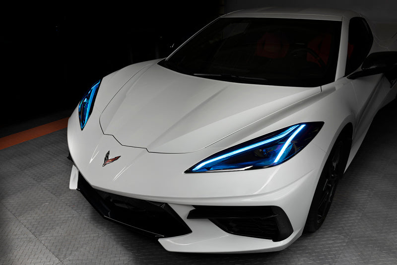 Oracle 20-21 Chevy Corvette C8 RGB+A Headlight DRL Kit - ColorSHIFT w/ BC1 Controller
