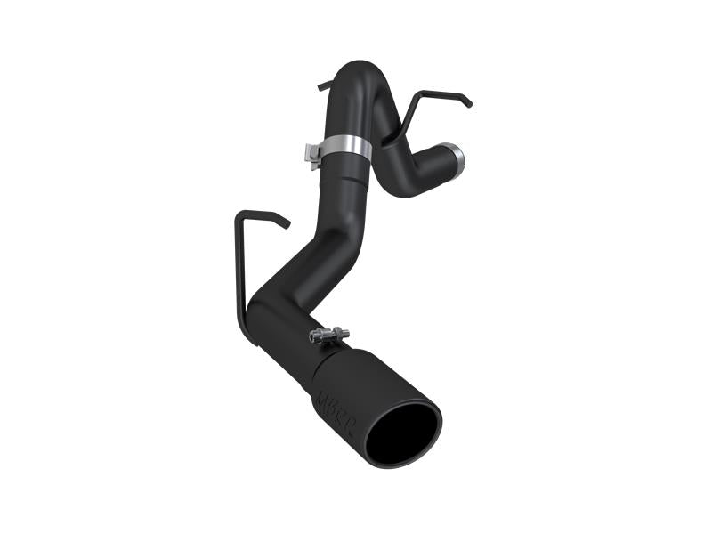 MBRP 16-19 Chevy/GMC Colorado/Canyon Duramax 3in Filter Back Single Side Black Coated Exhaust System