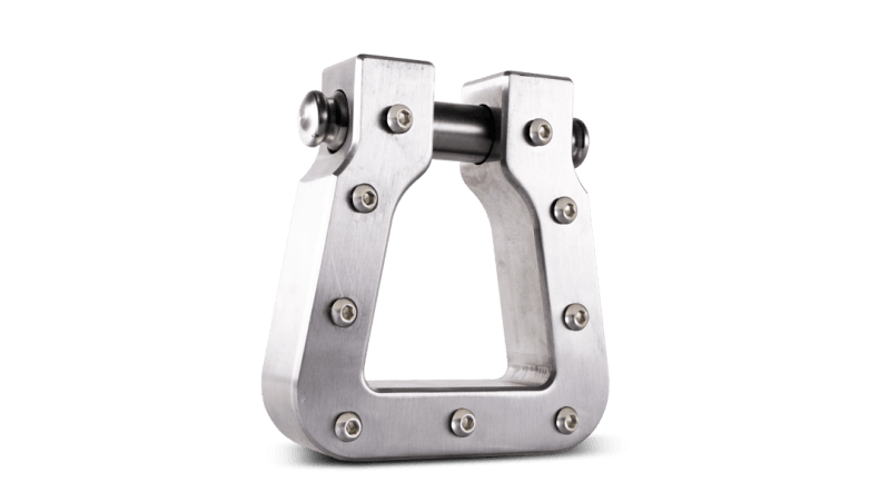 Body Armor 4x4 Mega D-Ring Machined Silver Single