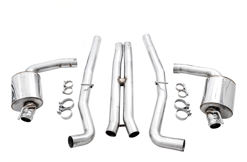 AWE Tuning 2015+ Dodge Challenger 6.4L/6.2L Non-Resonated Touring Edition Exhaust - Use Stock Tips