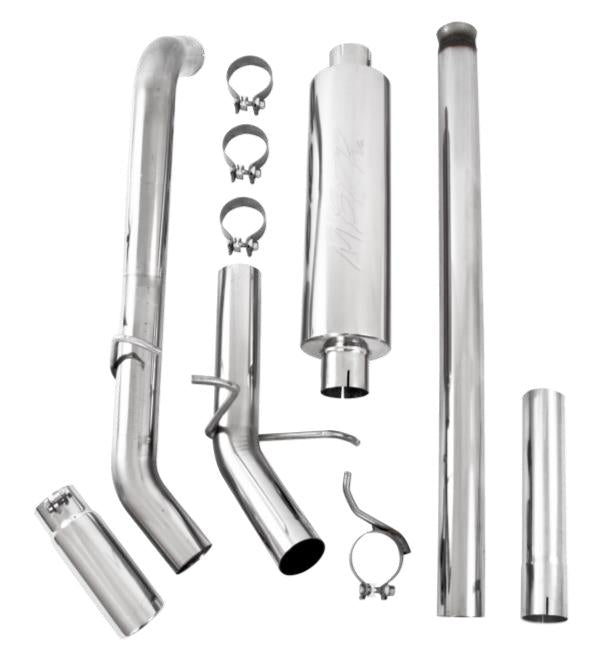 MBRP 14 Chevy/GMC 1500 Silverado/Sierra 4.3L V6/5.3L V8 Single Side Exit T409 3in Cat Back Exhaust