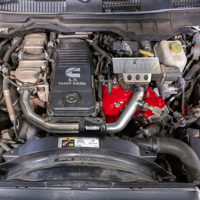 Banks Power 07.5-12 Ram Cab Chassis 6.7L Diesel Monster-Ram Intake System w/Fuel Line - Natural