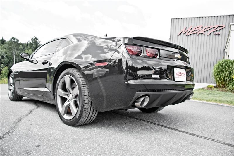 MBRP 2010-2015 Chevrolet Camaro V8 6.2L 3in Black Coated Axle Back Muffler Delete