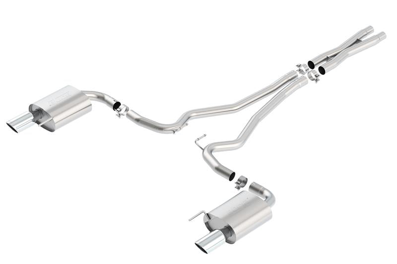 Borla S-Type Cat-Back 15-17 Ford Mustang GT 5.0L V8 MT/AT 2.5in pipe 4in tip