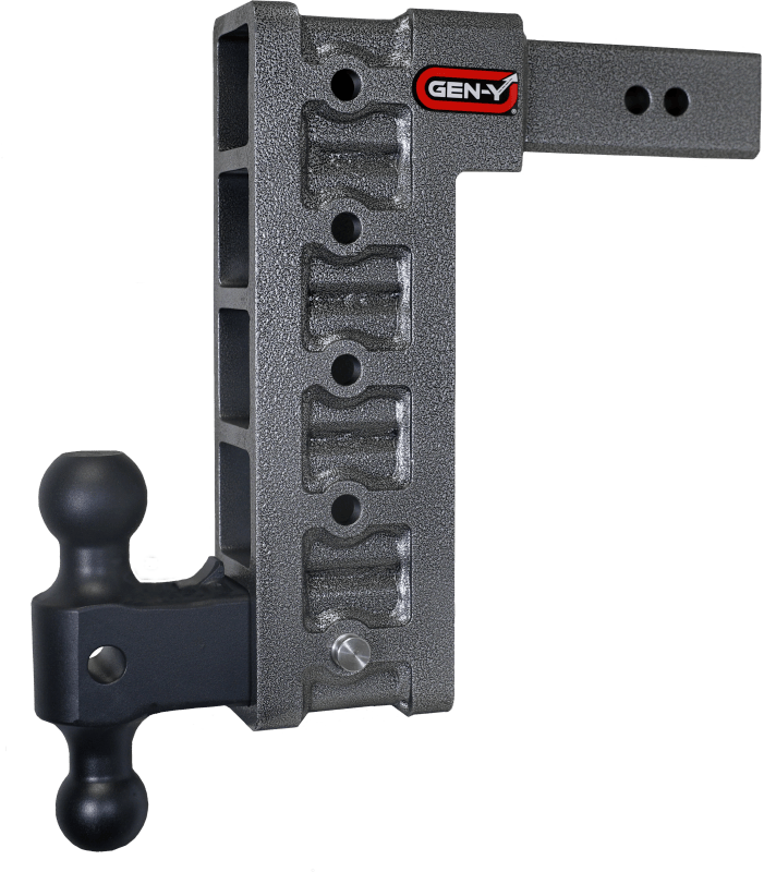Gen-Y Mega Duty 2.5in Shank 12in Drop 3K TW 21K Hitch w/GH-061 Dual-Ball
