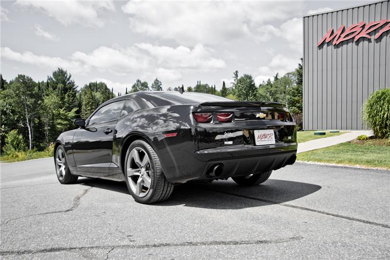 MBRP 2010-2015 Chevrolet Camaro V6 3.6L 3in Black Coated Axle Back Muffler Delete