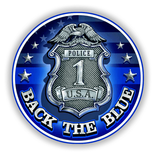Back the Blue Decal