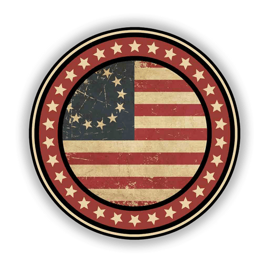 Betsy Ross Flag Decal