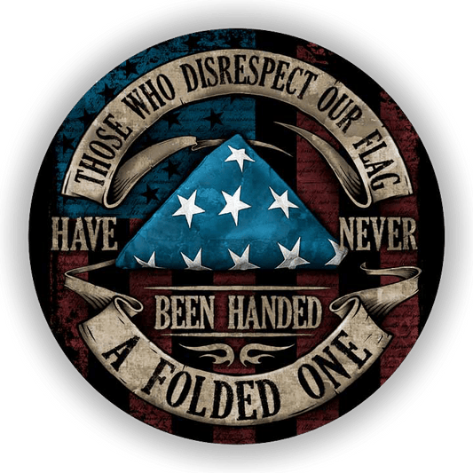 Folded Flag  Decal
