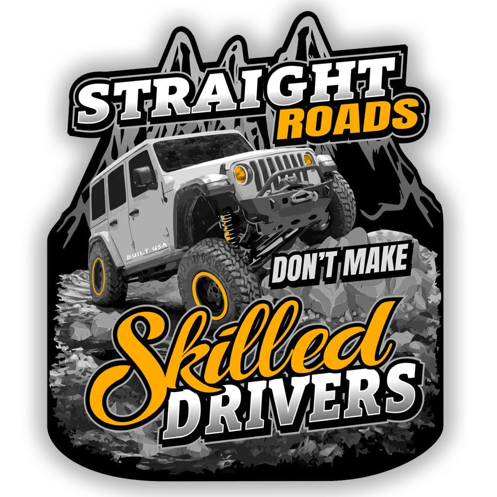 Straight Roads Decal – REDLINE Society