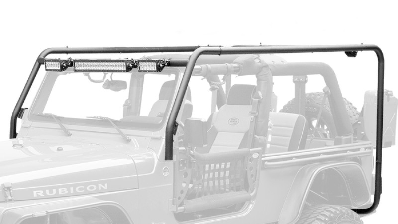 Body Armor 4x4 07-18 Jeep Wrangler JK 4dr Roof Rack Frame Crossbars/Rails