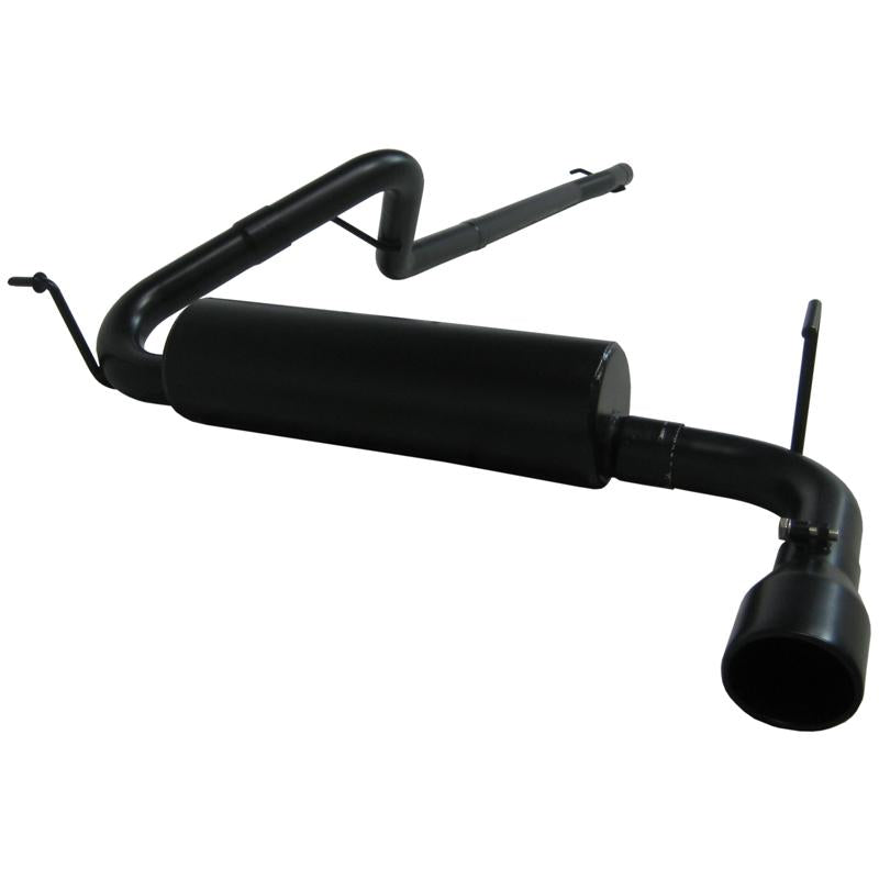 MBRP 12 Jeep Wrangler/ Rubicon 3.6L Cat Back Single Rear Exit Black Exhaust