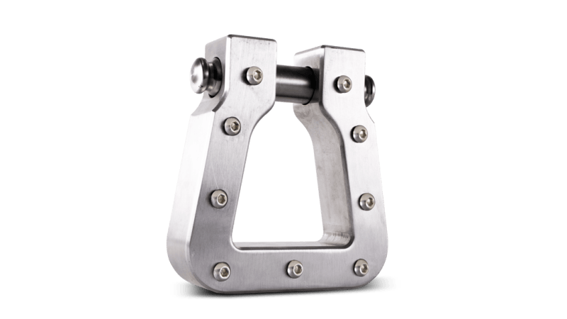 Body Armor 4x4 Mega D-Ring Machined Silver Single