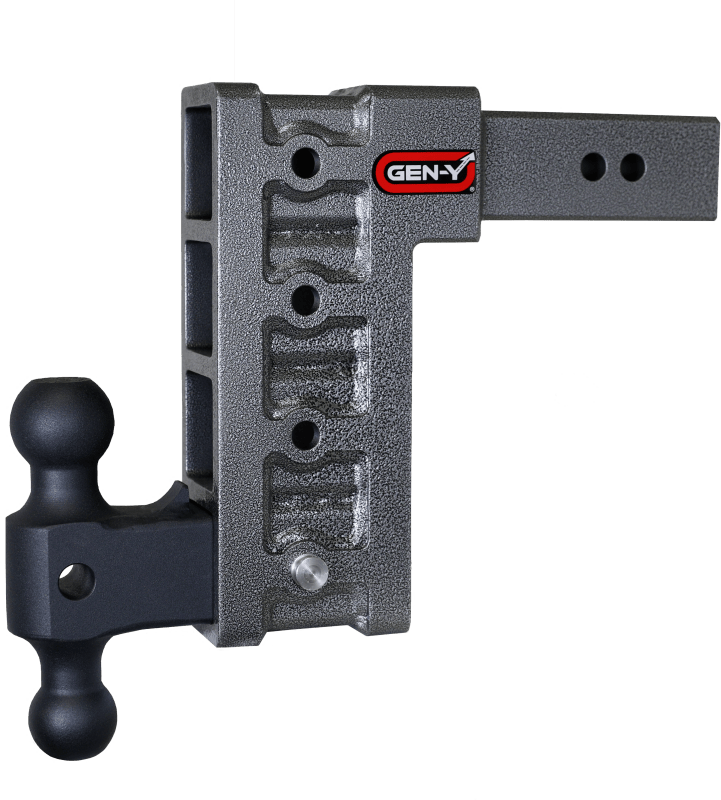Gen-Y Mega Duty 2.5in Shank 9in Drop 3K TW 21K Hitch w/GH-061 Dual-Ball