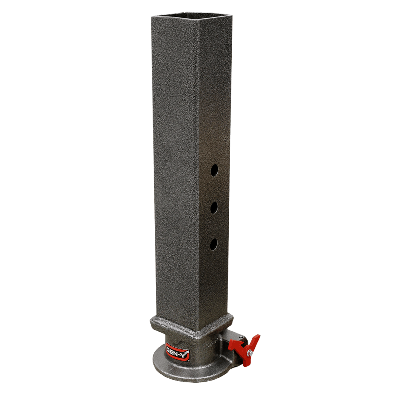 Gen-Y Viking 4in Square Tube Gooseneck Static Hitch w/SnapLatch 2-5/16in Coupler 8.5K TW 30K