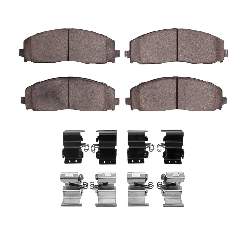 R1 2012-2025 Chrysler Town & Country Front Performance Off-Road/Tow Brake Pads & Hardware Kit